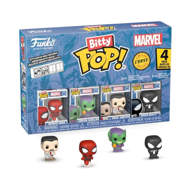 Funko Bitty POP! Spiderman 4er Pack, 3 cm goobee