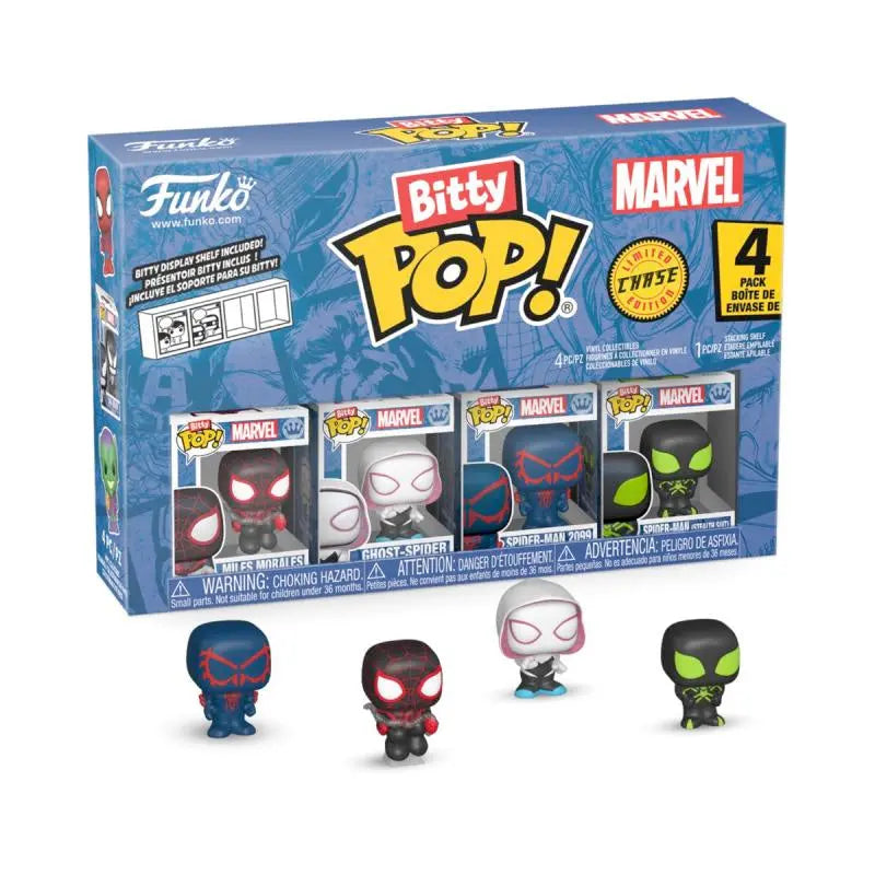 Funko Bitty POP! Spiderman 4er Pack, 3 cm goobee