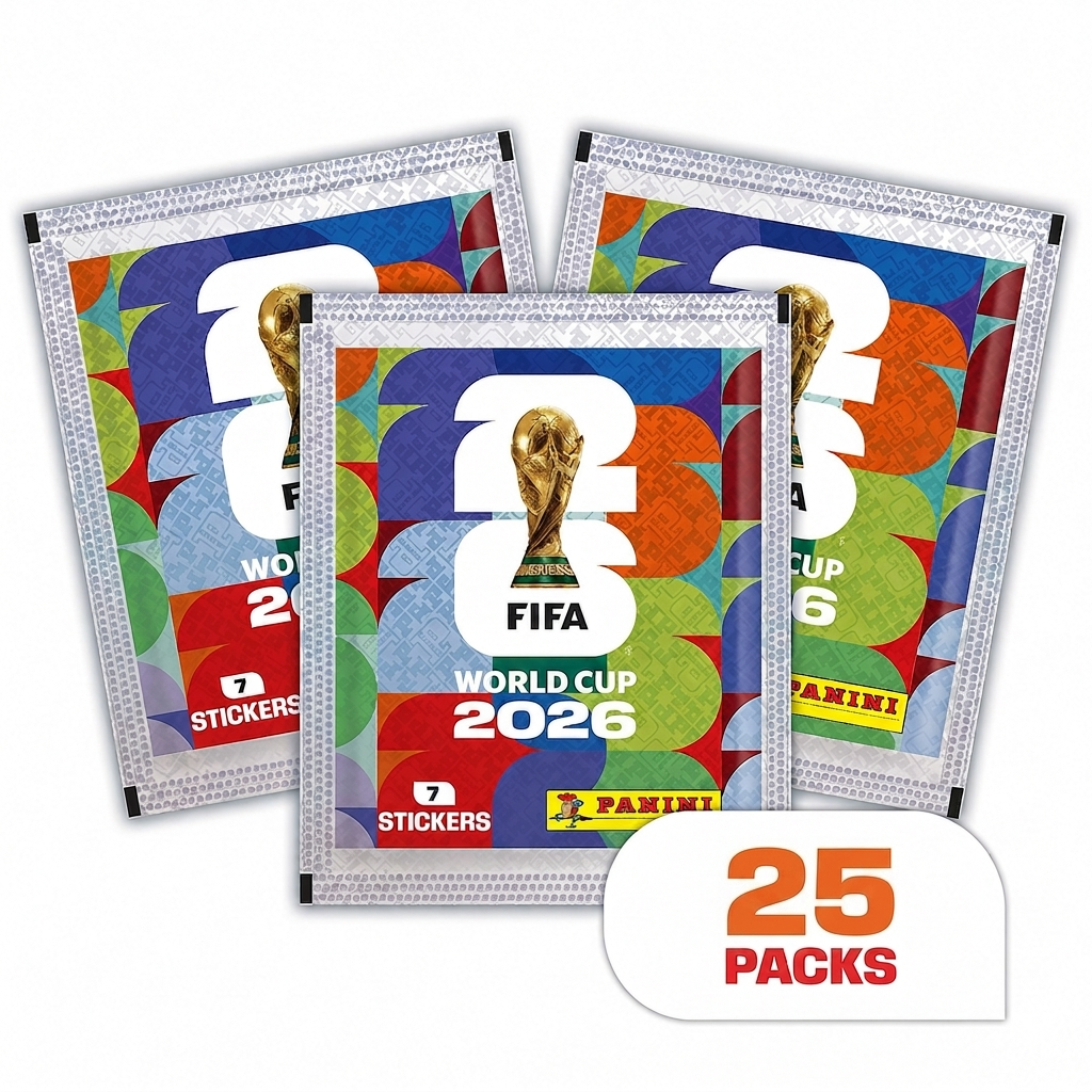 Panini FIFA World Cup 2026 Sticker 25x Packs