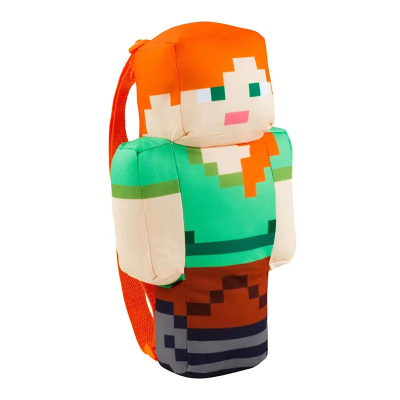 Minecraft Plüsch Rucksack Alex, 30 cm goobee