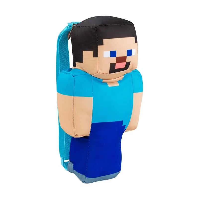Minecraft Plüsch Rucksack Steve, 30 cm goobee