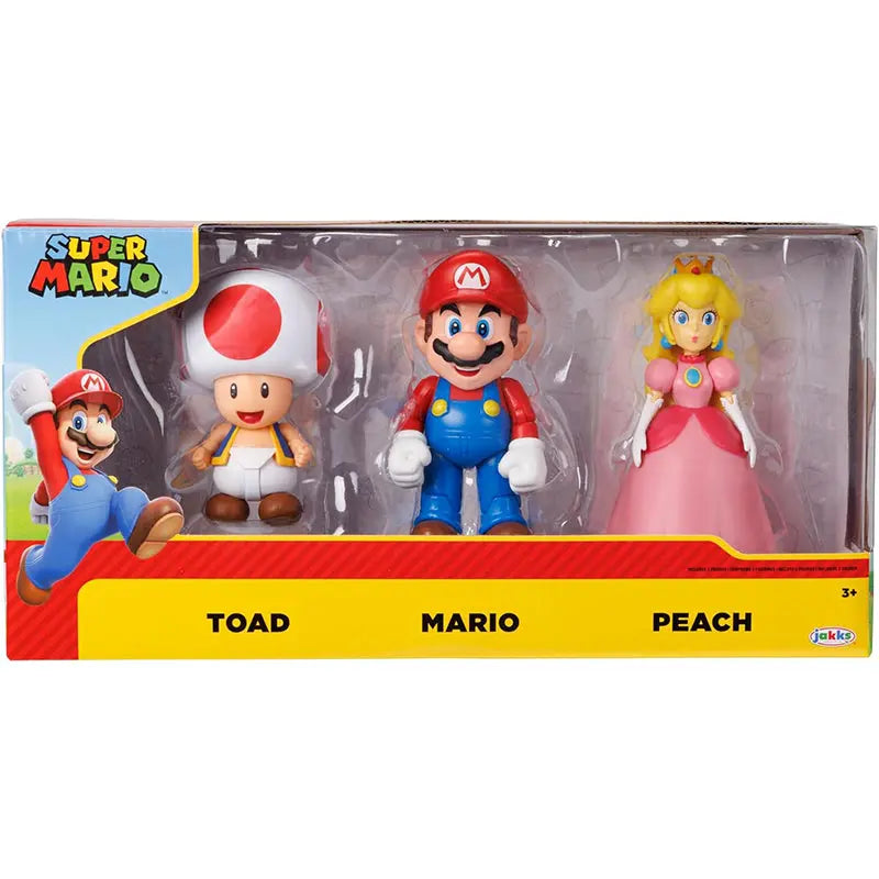 Nintendo Super Mario 3er Pack Mario & Friends, 10 cm goobee
