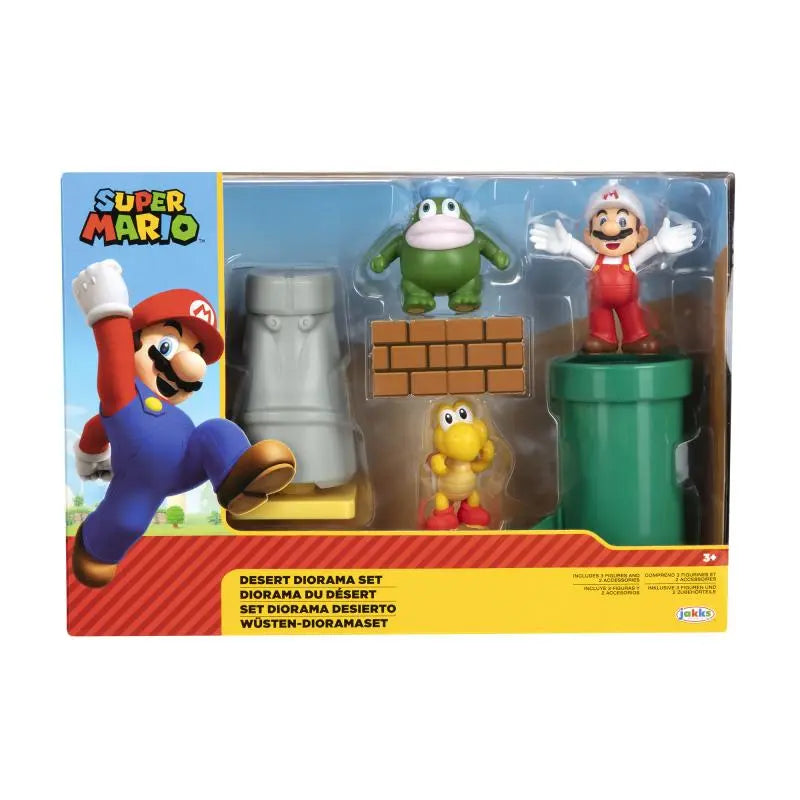 Nintendo Super Mario Desert Diorama Set, 6,5 cm goobee