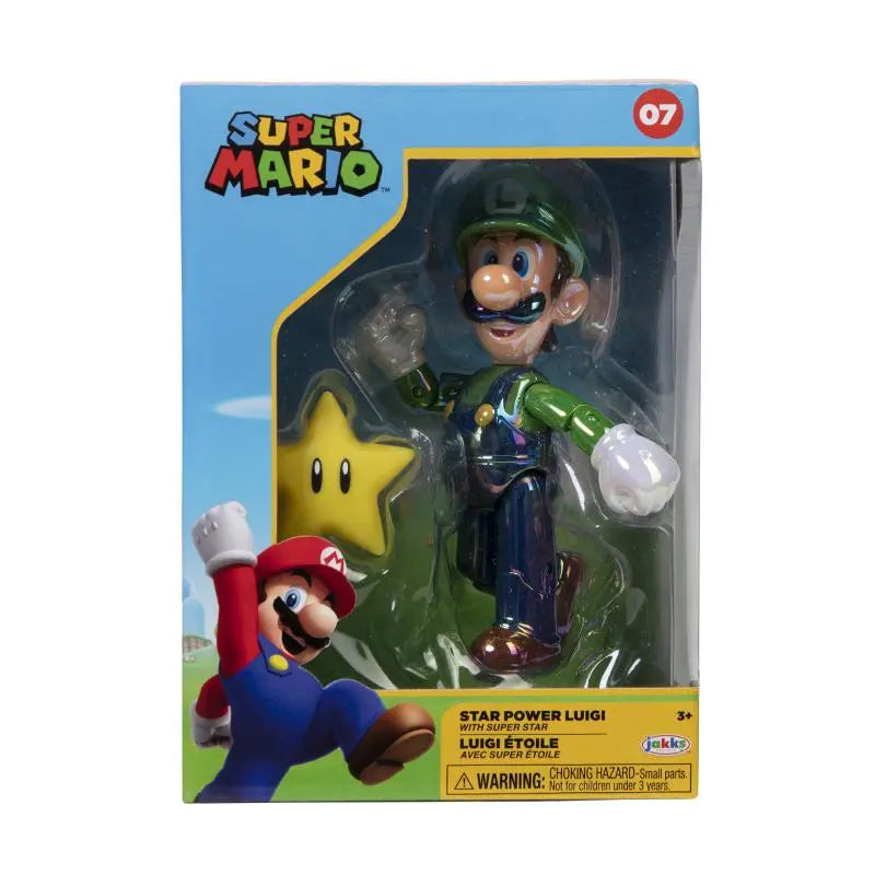 Nintendo Super Mario Figur in Sammlerbox, 10 cm goobee
