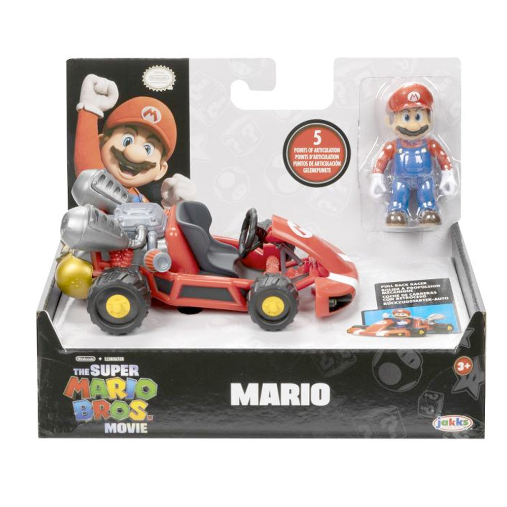 Nintendo Super Mario Movie Kart Sortiert, 6,5 cm goobee