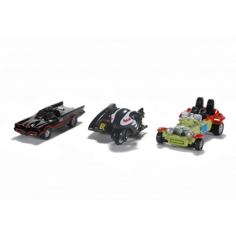 Batman 3er Pack B Nano Cars, 4 cm goobee