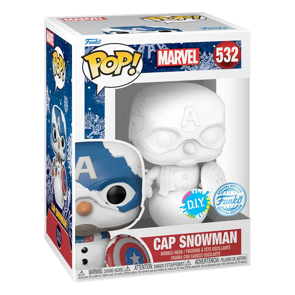 Funko POP! Marvel Holiday Captain America (10 cm) goobee