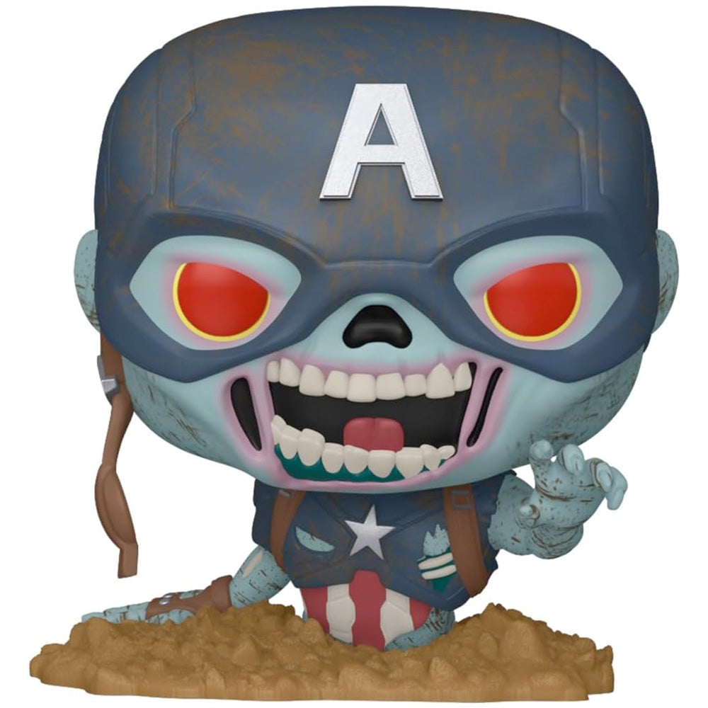 Funko POP! MZS4– Zombie Captain America (10 cm) goobee