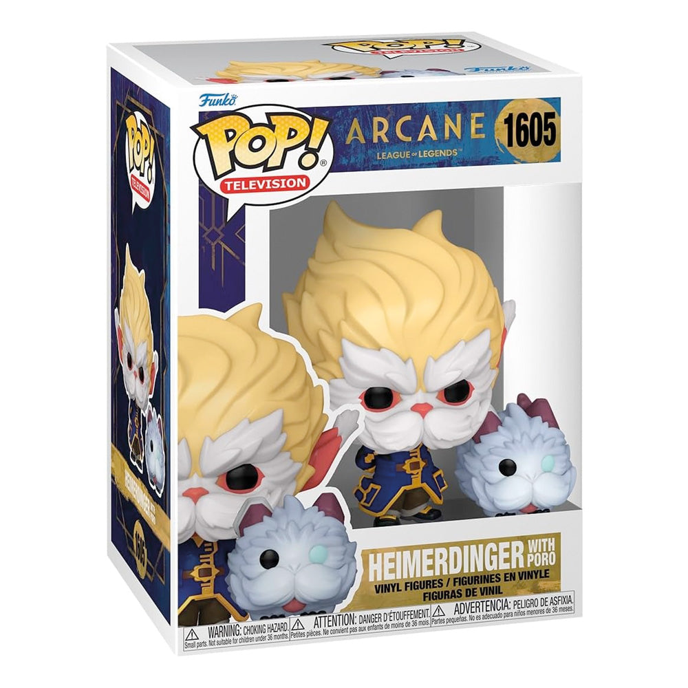 Funko POP! League of Legends Heimerdinger w/Poro, 10 cm goobee