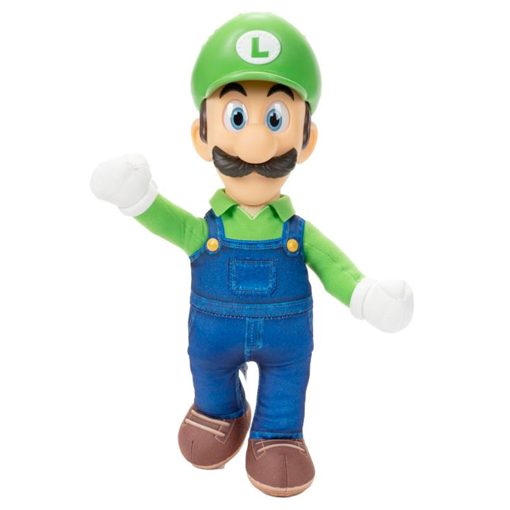 Nintendo Super Mario Movie Roto Plüsch Luigi, 35 cm goobee