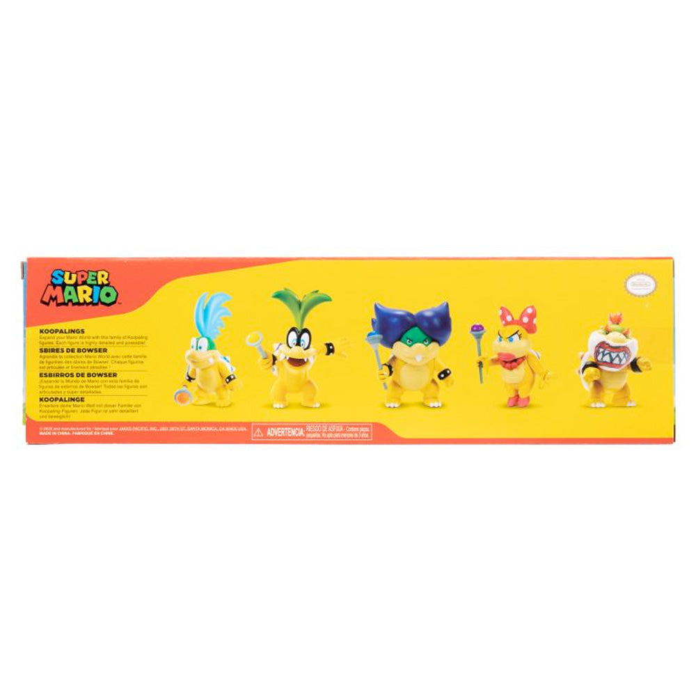Nintendo Super Mario Figuren 5er-Set Koopalinge, 6,5 cm goobee