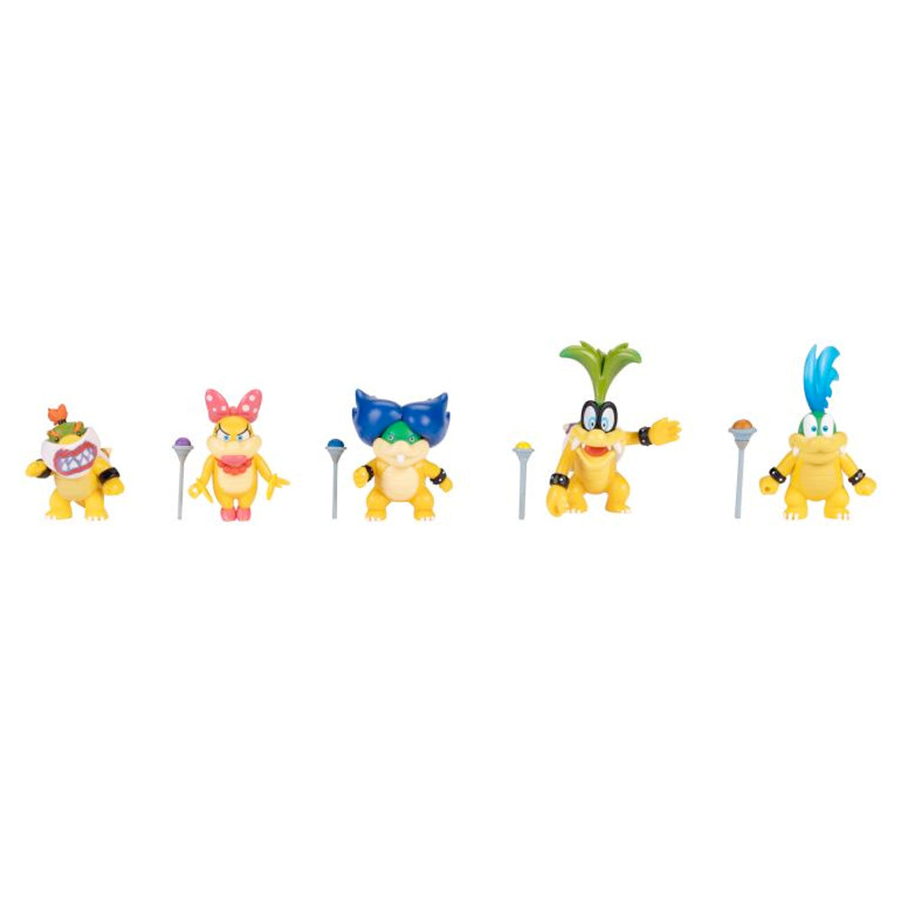 Nintendo Super Mario Figuren 5er-Set Koopalinge, 6,5 cm goobee