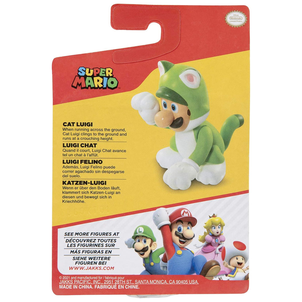 Nintendo Super Mario Figur Katze, 6,5 cm
