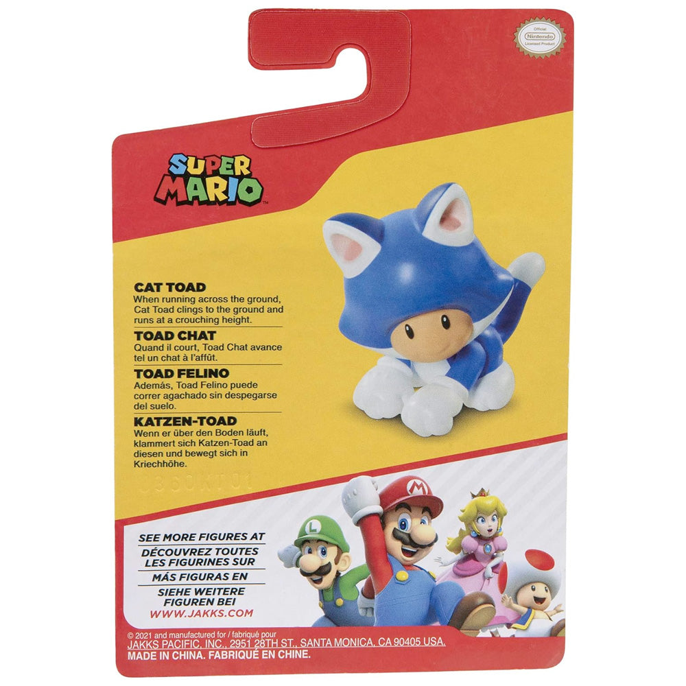 Nintendo Super Mario Figur Katze, 6,5 cm