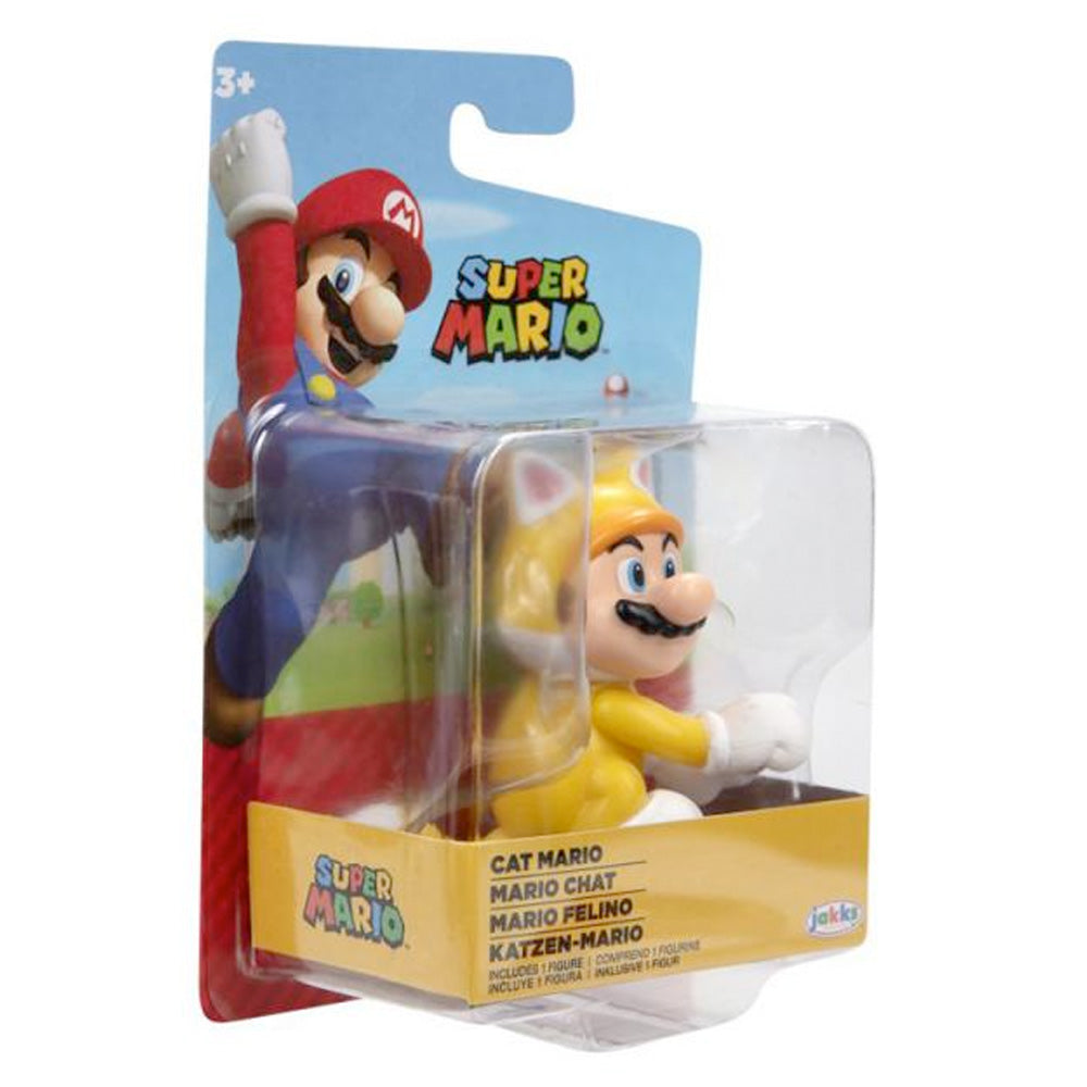 Nintendo Super Mario Figur Katze, 6,5 cm goobee