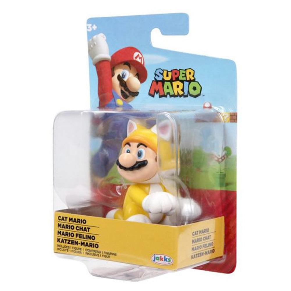 Nintendo Super Mario Figur Katze, 6,5 cm goobee