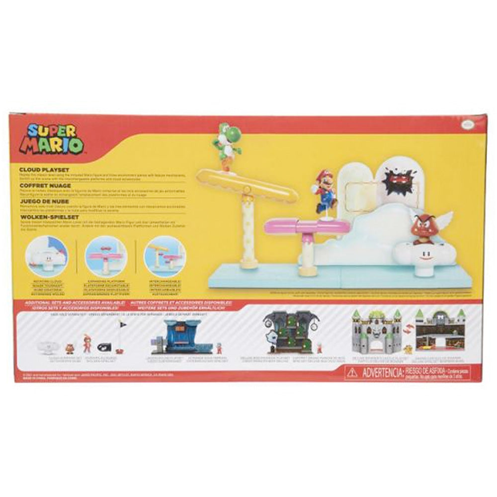 Nintendo Super Mario Cloud World Spielset, 6,5 cm goobee