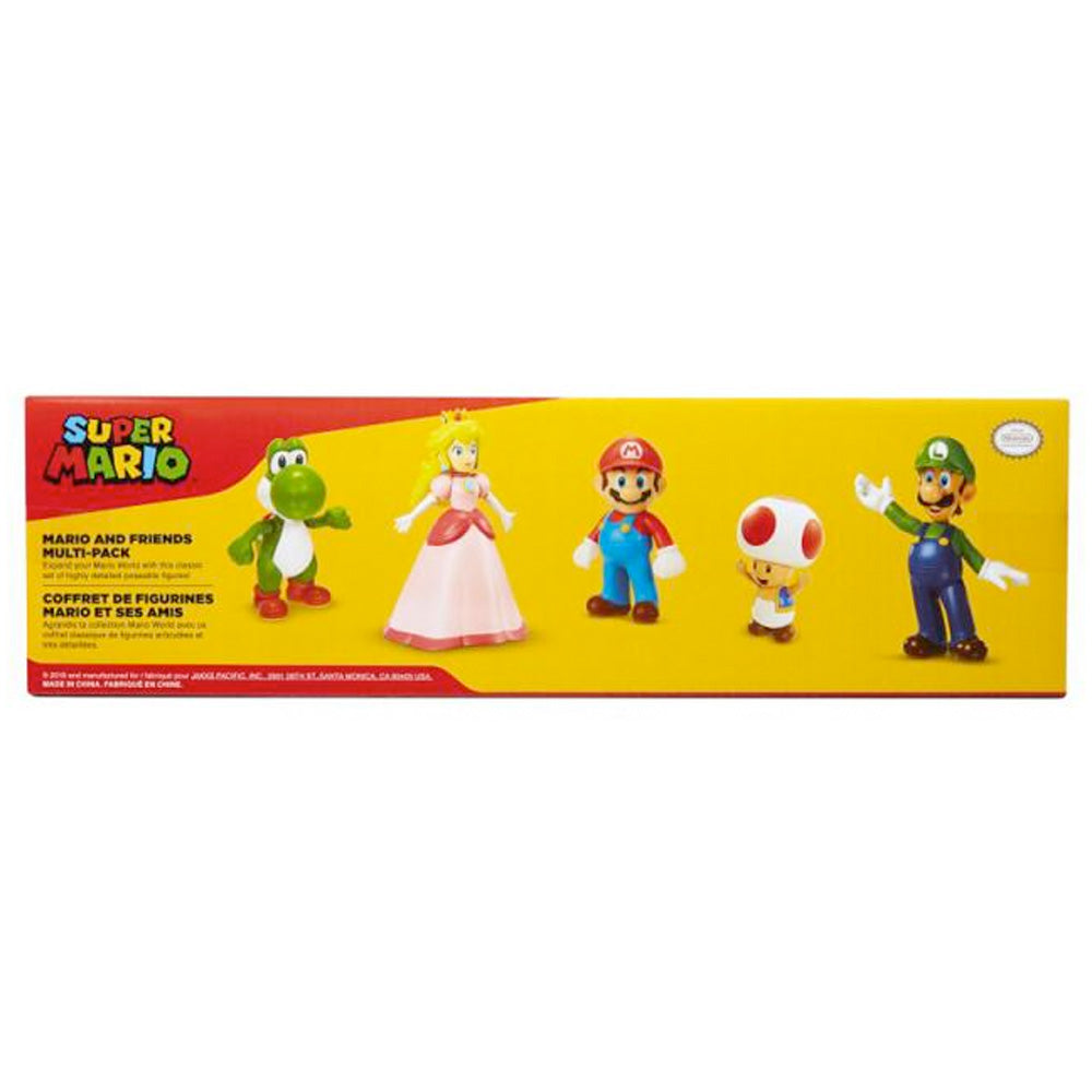 Nintendo Super Mario Figuren 5er Set Mario & Friends, 6,5 cm goobee