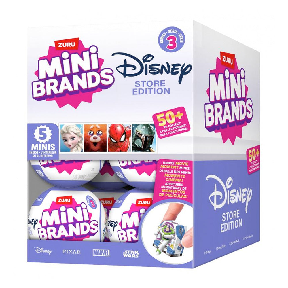 Surprise Disney Store Mini Brands Serie 3 Blind Pack, 8,5 cm goobee