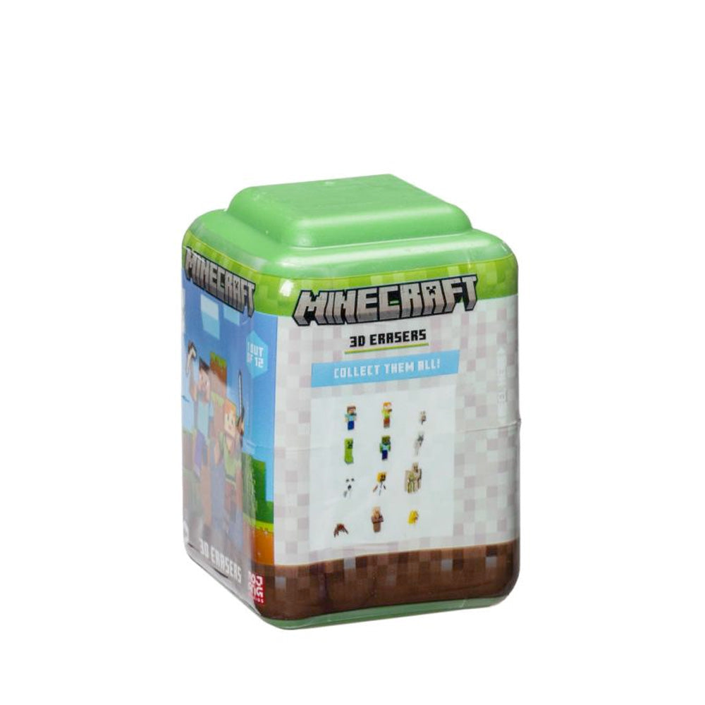 Minecraft 3D Radiergummi in Blind Box, 5 cm goobee