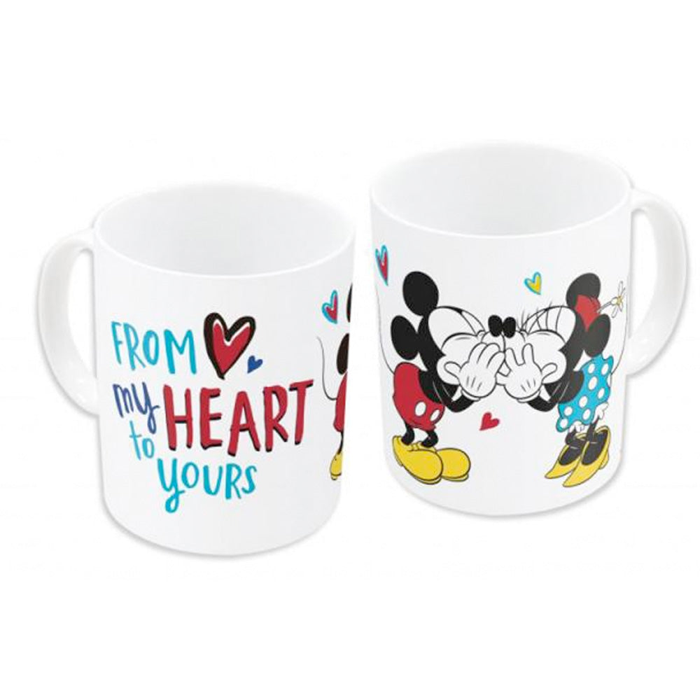 Minnie & Mickey Mouse Love Tasse, 325 ml goobee