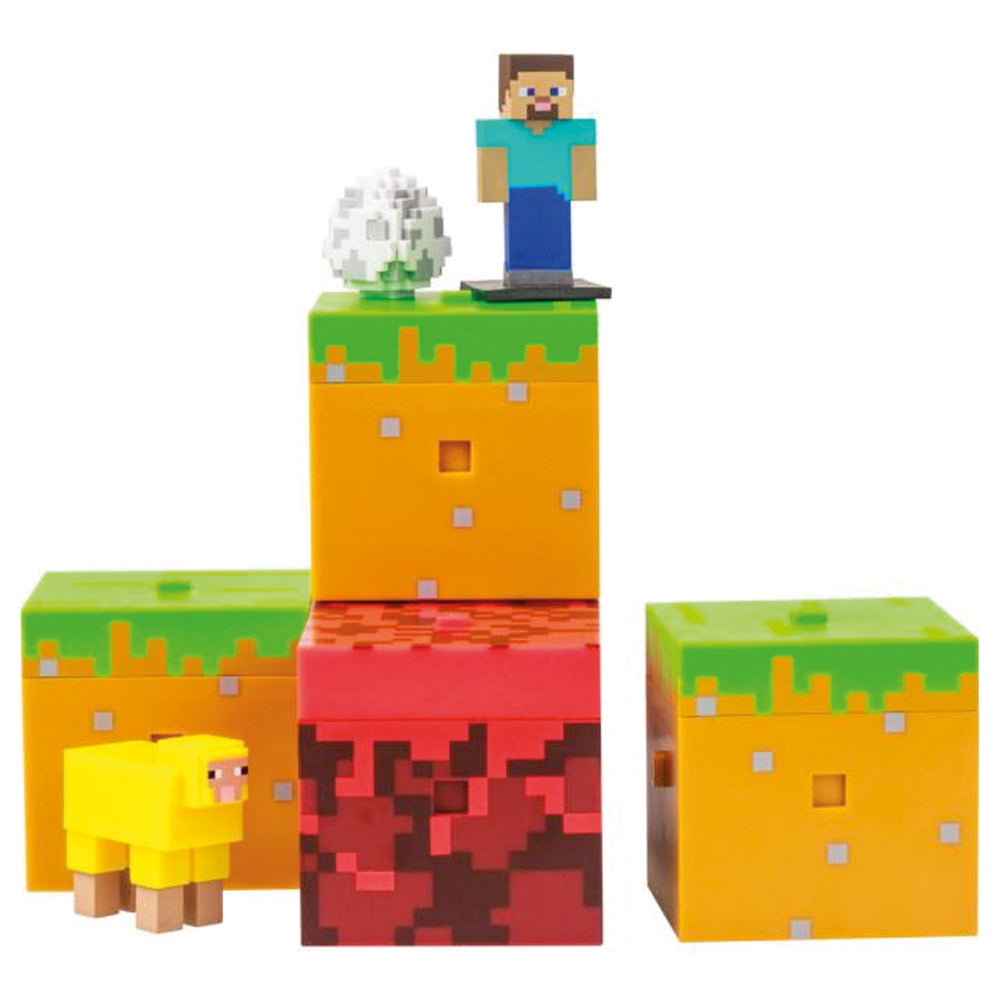 Minecraft Surprise Cube Capsule, Blind Pack, 7 cm Figur + Ei goobee
