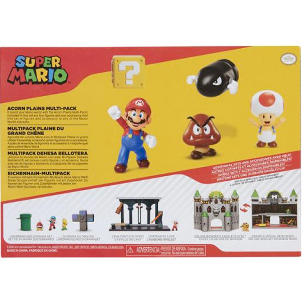 Nintendo Super Mario Acorn Plains Multipack, 6,5 cm goobee