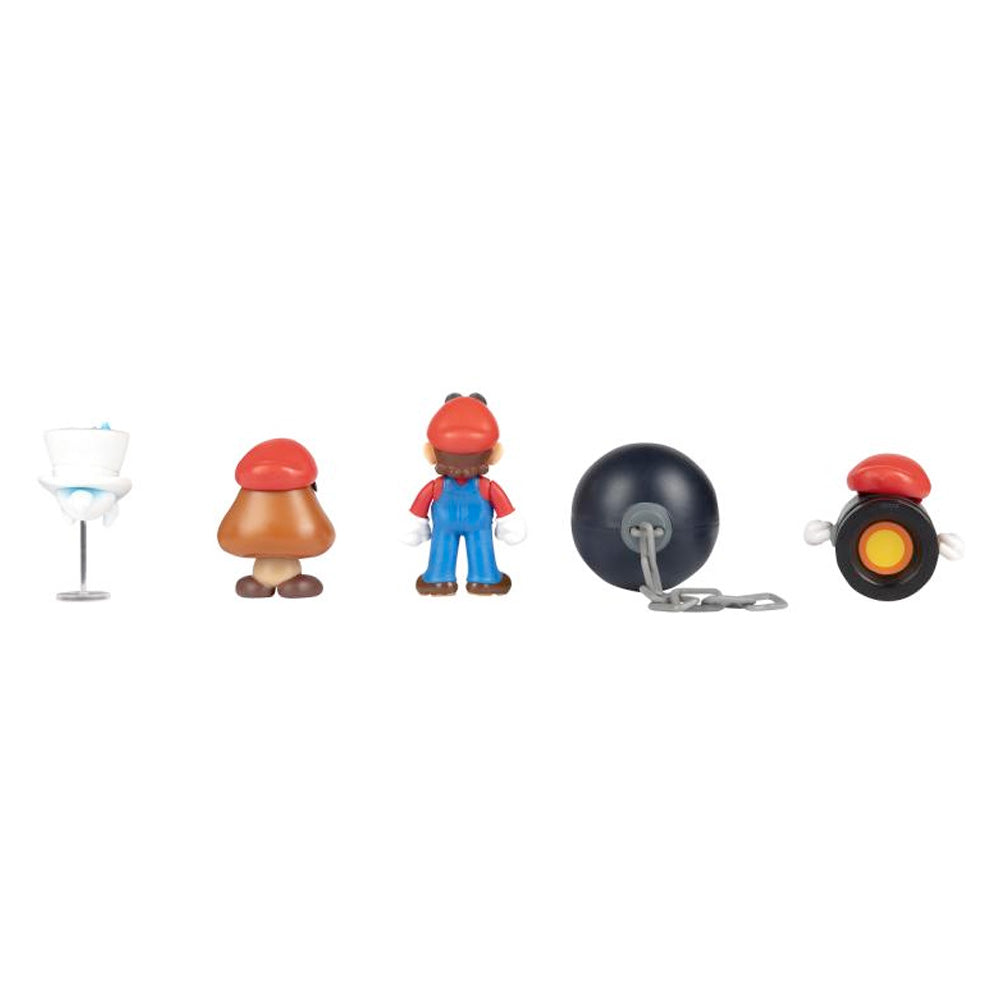 Nintendo Super Mario Figuren 5er Set Mario Odyssey, 6 cm goobee