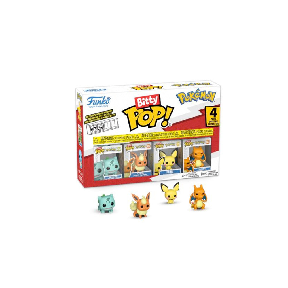 Funko Bitty POP! Pokemon 4er Pack, 3 cm goobee