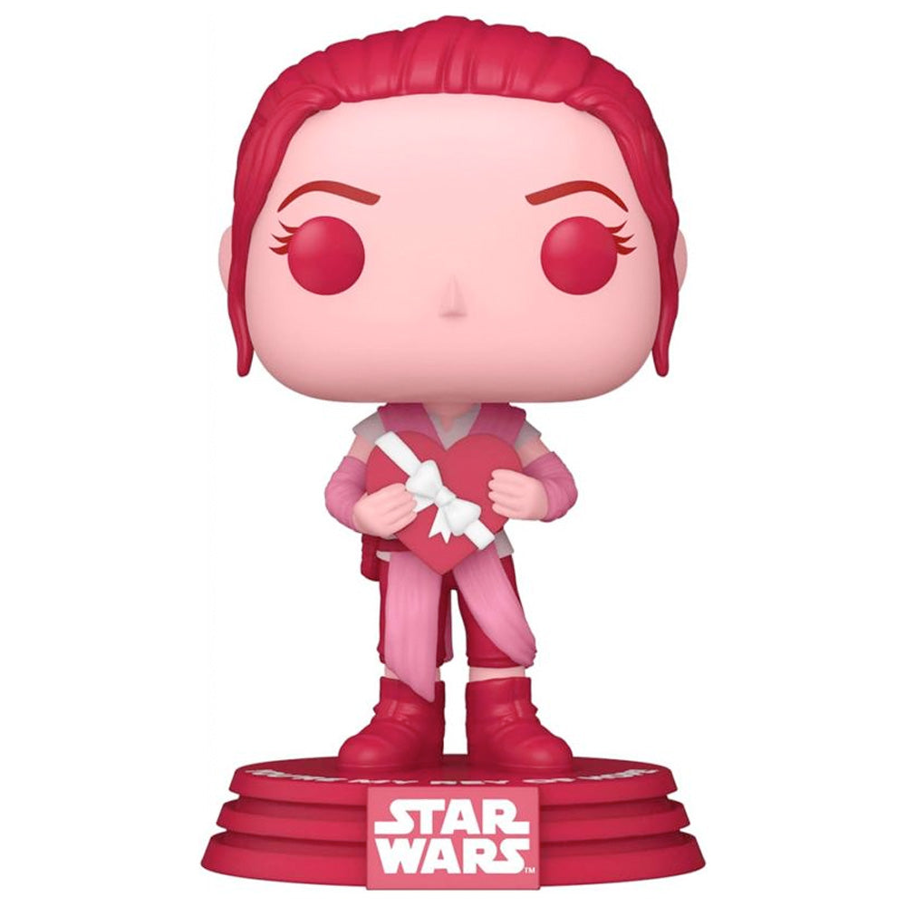 Funko POP! Star Wars Valentines S3 Rey, 10 cm goobee
