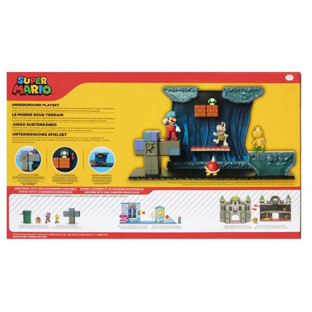 Nintendo Super Mario Underground Spielset, 6,5 cm goobee