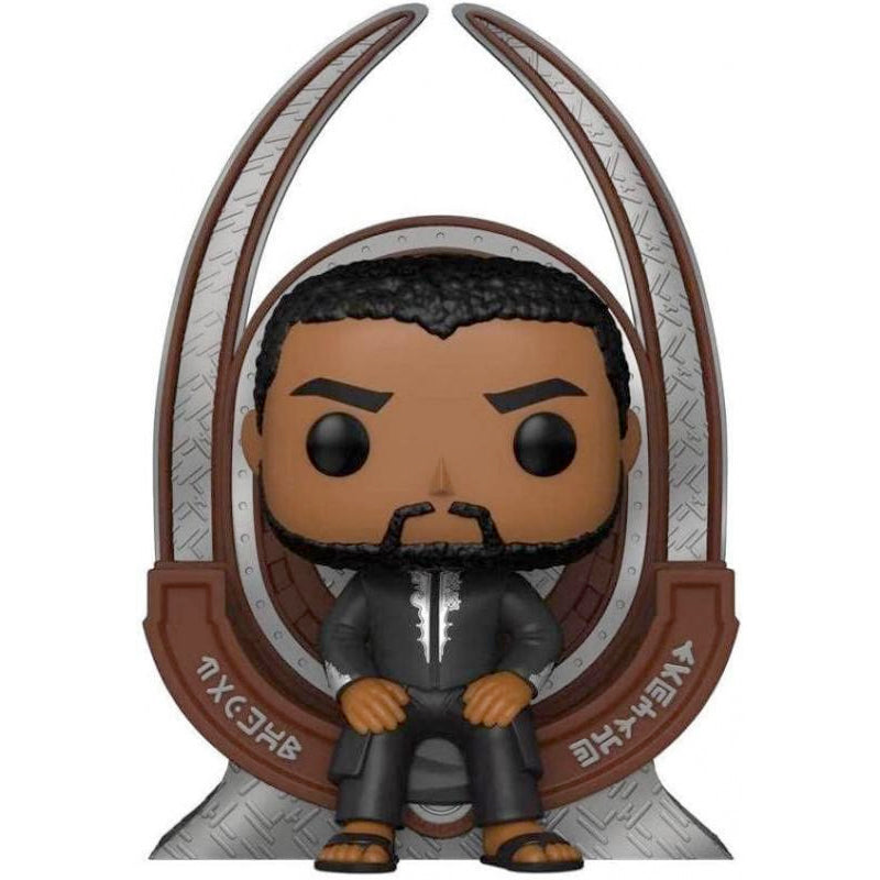 POP Deluxe! Marvel Black Panther T´challa on Throne, 10 cm