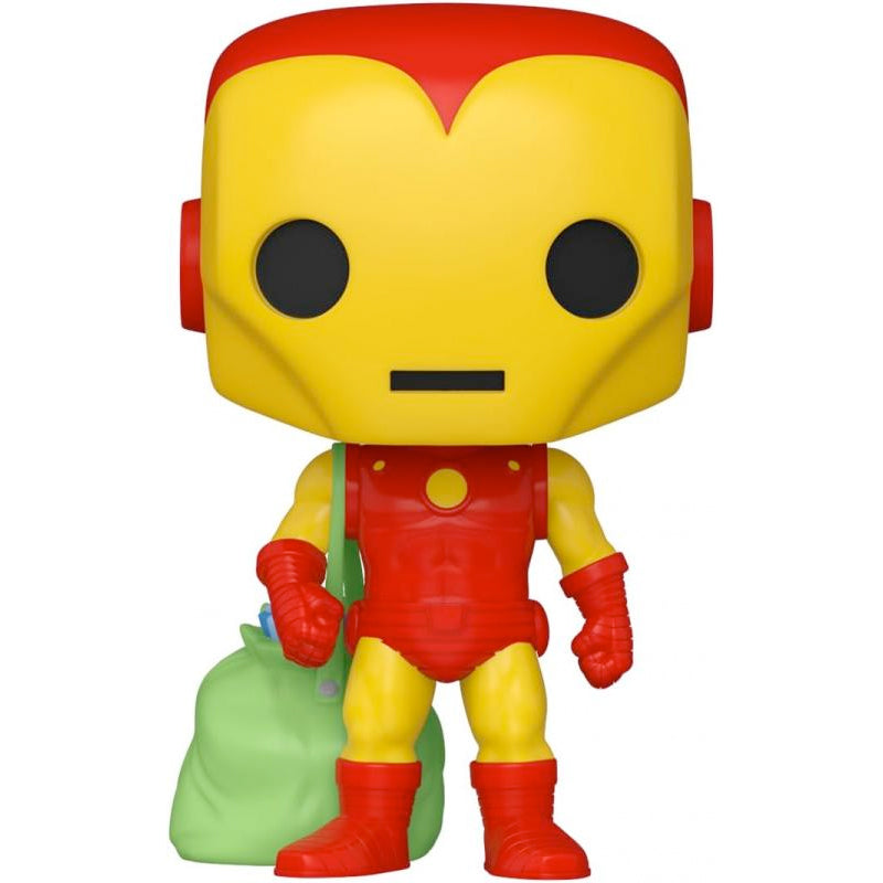 Funko POP! Marvel Holiday Iron Man w/ Bag, 10 cm