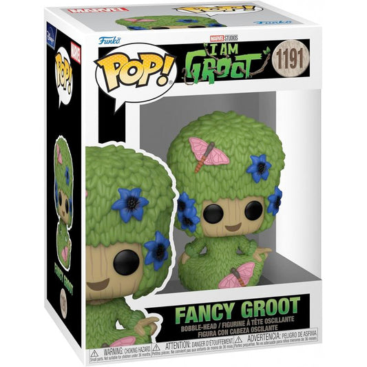 Funko POP! Marvel I am Groot Fancy Groot, 10 cm