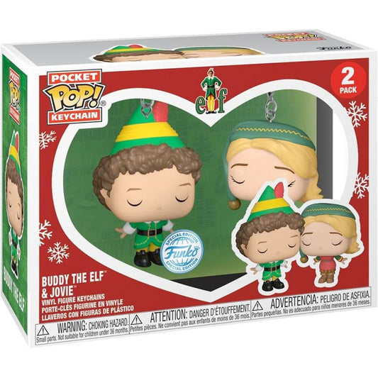 Pocket POP! Elf 2er Pack Buddy & Jovie, 4 cm