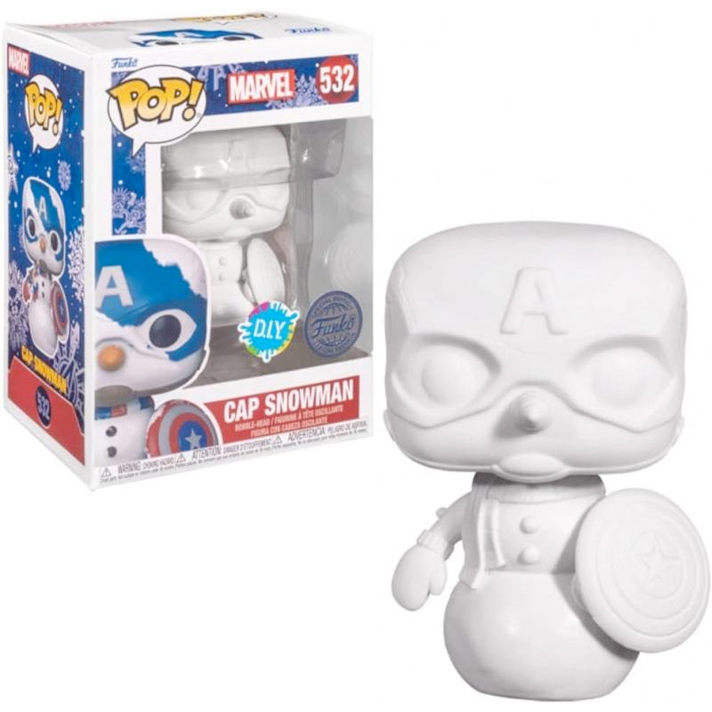 Funko POP! Marvel Holiday Captain America, 10 cm