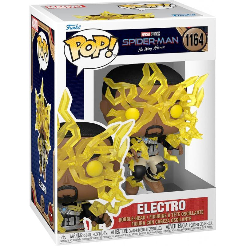 Funko POP! Marvel Spiderman No Way Home S3 Electro Finale, 10 cm