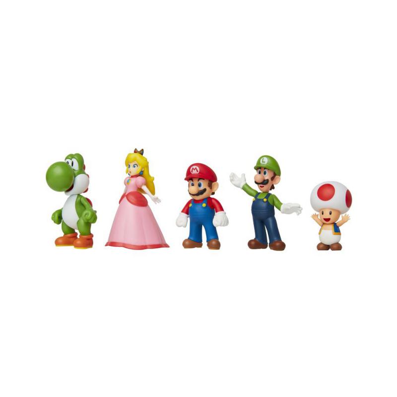 Nintendo Super Mario Figuren 5er Set Mario & Friends, 6,5 cm