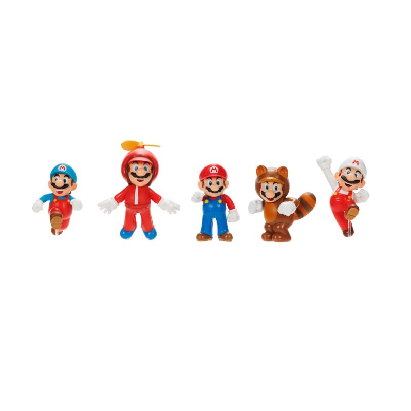 Nintendo Super Mario Figuren 5er Set Only Mario, 6,5 cm