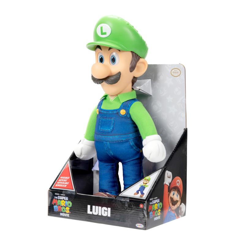 Nintendo Super Mario Movie Roto Plüsch Luigi, 35 cm