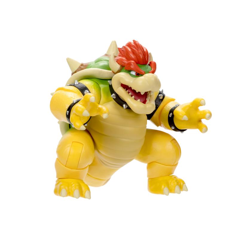 Nintendo Super Mario Movie Fire Breathing Bowser, 18 cm