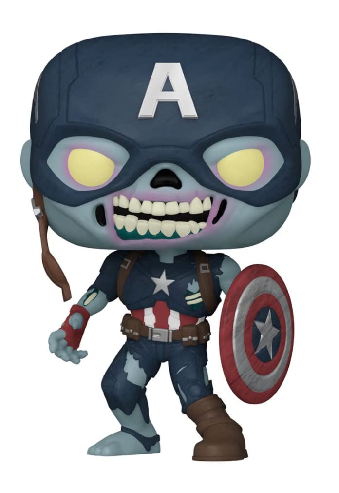 Funko POP! What If S2- Zombie Captain America, 10 cm goobee