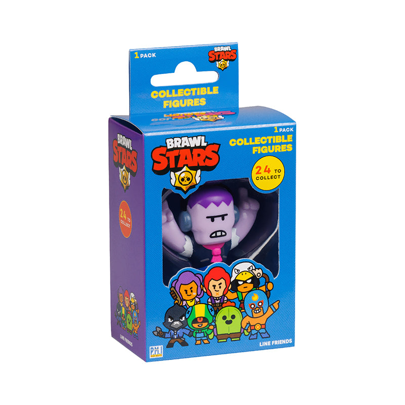 Brawl Stars Actionfiguren in Windowbox, 4,5 cm