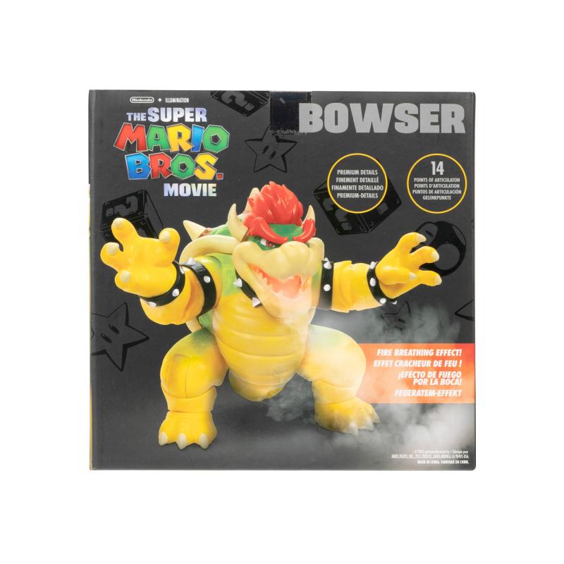 Nintendo Super Mario Movie Fire Breathing Bowser, 18 cm