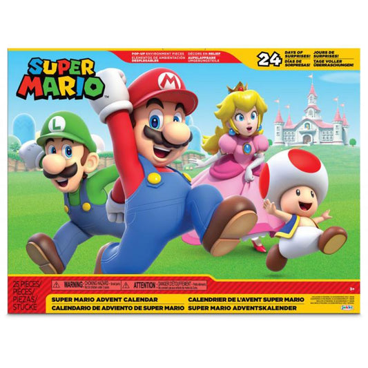 Nintendo Super Mario Adventskalender mit goldenen Mario & Bullet Bill