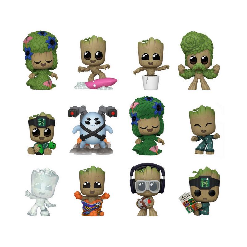 FUNKO! Marvel Groot Mystery Mini Blindbox, 9 cm