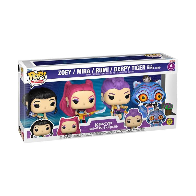 Funko POP! KPOP Demon Hunters 4er Pack (10 cm)