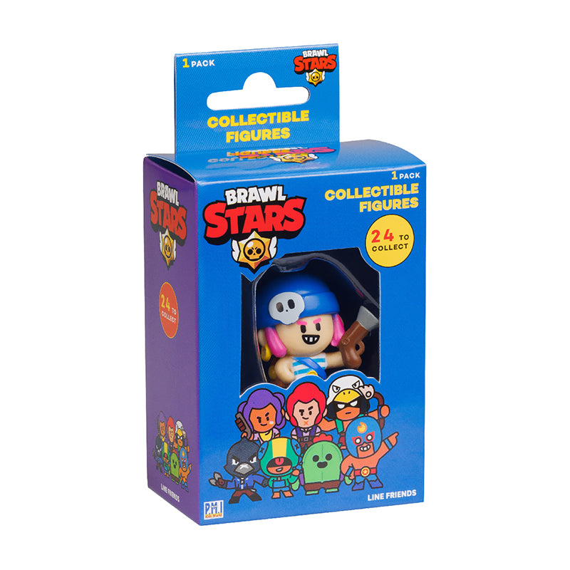 Brawl Stars Actionfiguren in Windowbox, 4,5 cm