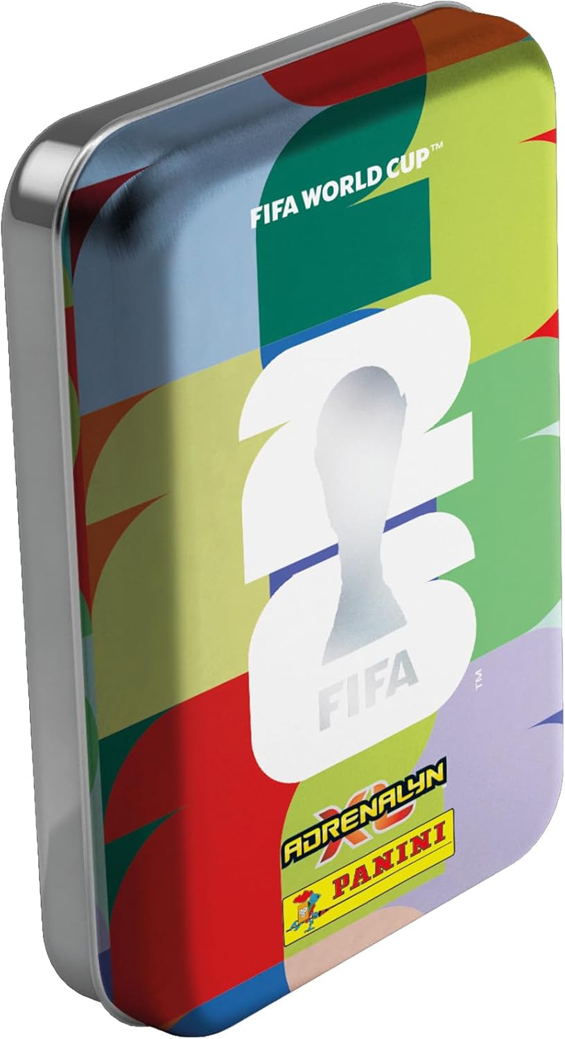 Panini Fifa World Cup 2026 Adrenalyn XL TC Pocket Tin 2x + Premium Gold Flow Pack
