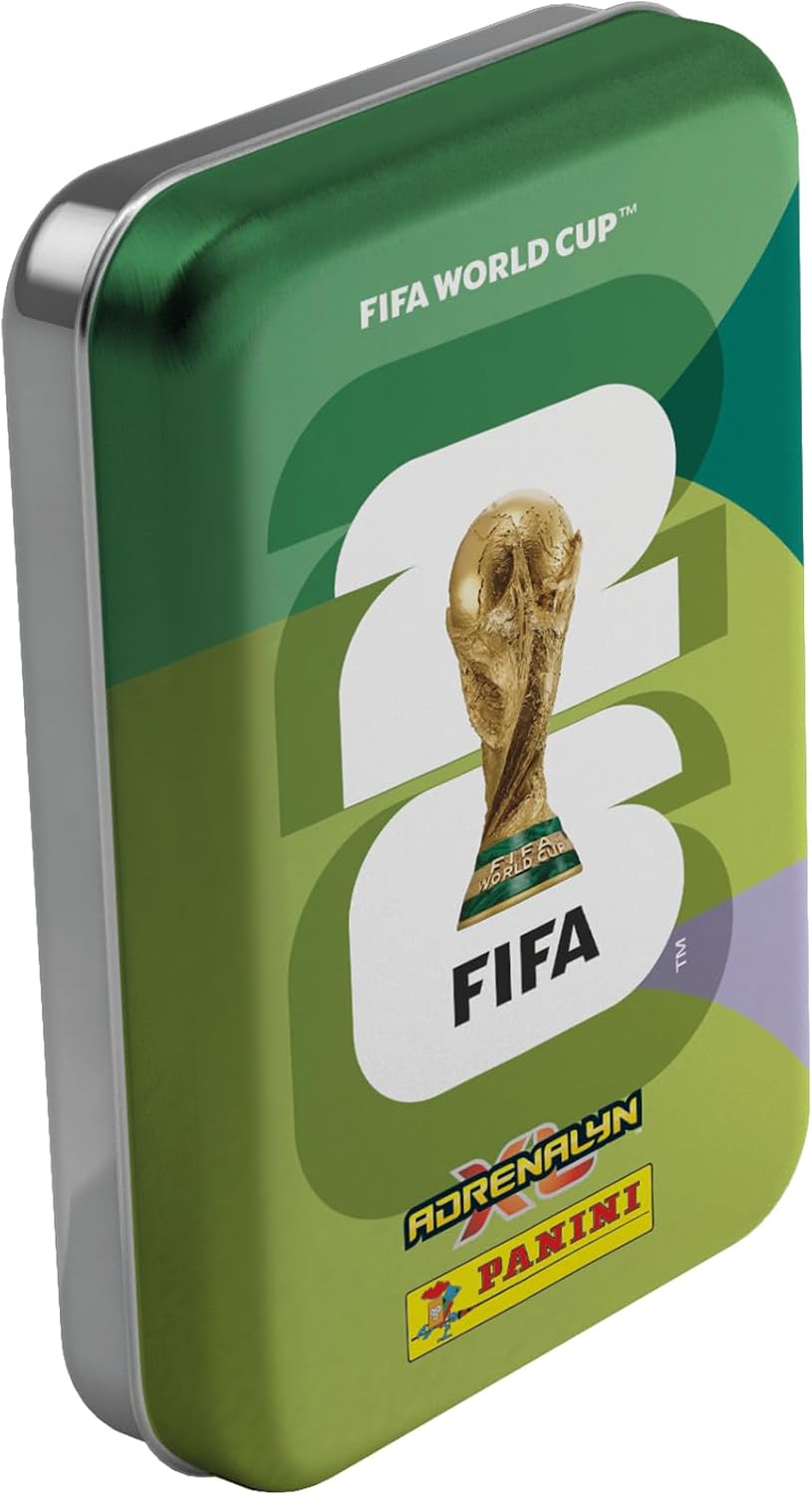 Panini Fifa World Cup 2026 Adrenalyn XL TC Pocket Tin 2x + Premium Gold Flow Pack